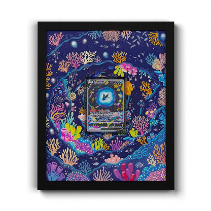 GG39 Lumineon V - Extended Artwork Framed Pokemon Card Display