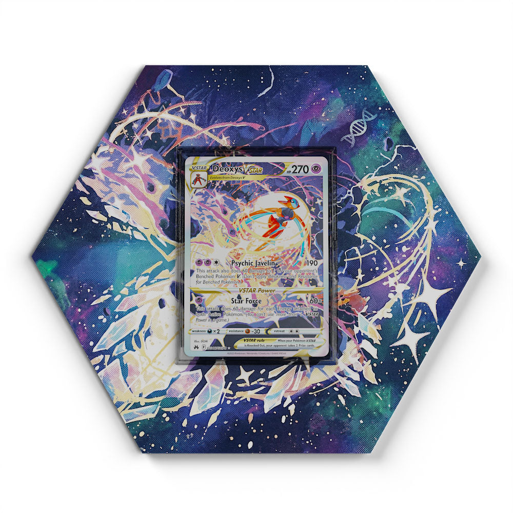 GG46/GG70 Deoxys VSTAR - Extended Artwork Pokemon Card Display