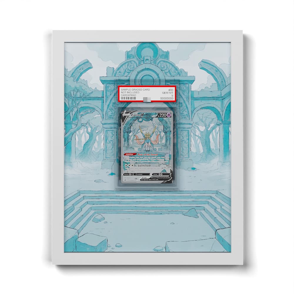 GG48/GG70 Zacian V - Extended Artwork Framed Pokemon Card Display
