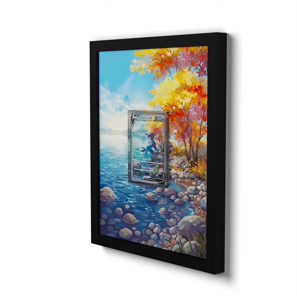 GG51 Hisuian Samurott V - Extended Artwork Framed Pokemon Card Display
