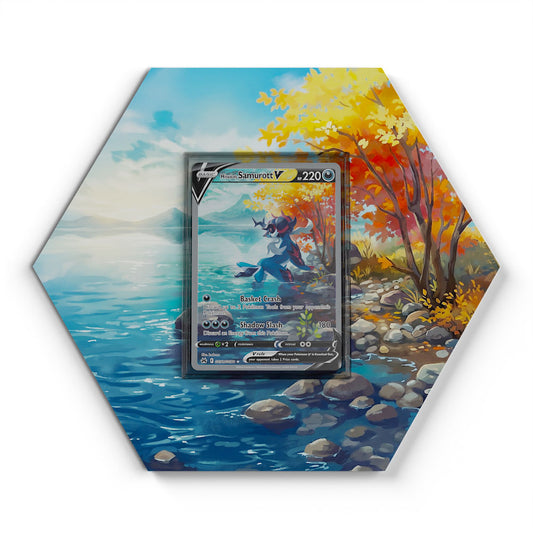 GG51/GG70 Hisuian Samurott V - Extended Artwork Pokemon Card Display