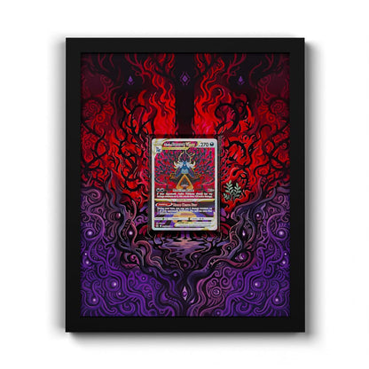 GG52 Hisuian Samurott VSTAR - Extended Artwork Framed Pokemon Card Display