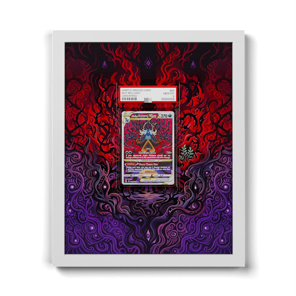 GG52 Hisuian Samurott VSTAR - Extended Artwork Framed Pokemon Card Display