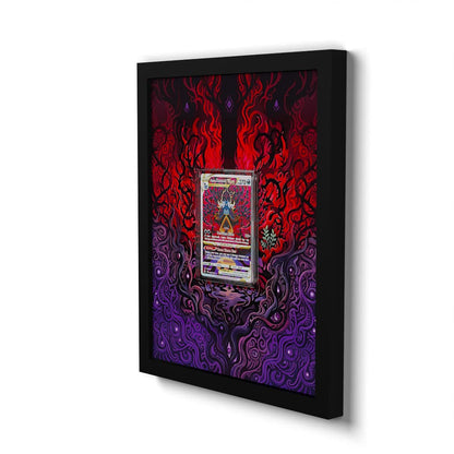 GG52 Hisuian Samurott VSTAR - Extended Artwork Framed Pokemon Card Display