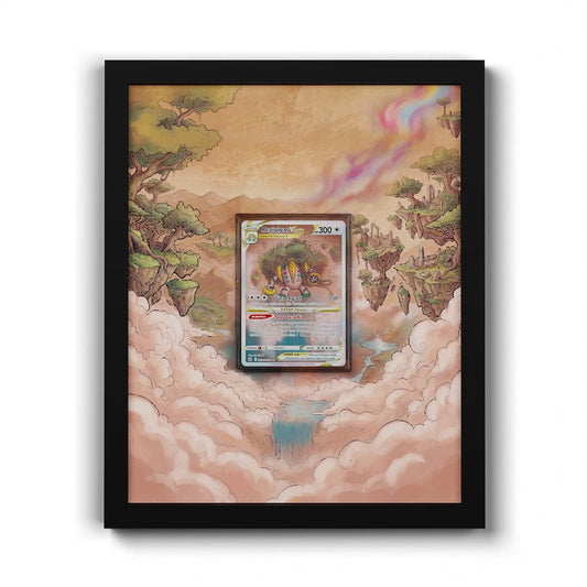 GG55 Regigigas VSTAR - Extended Artwork Framed Pokemon Card Display