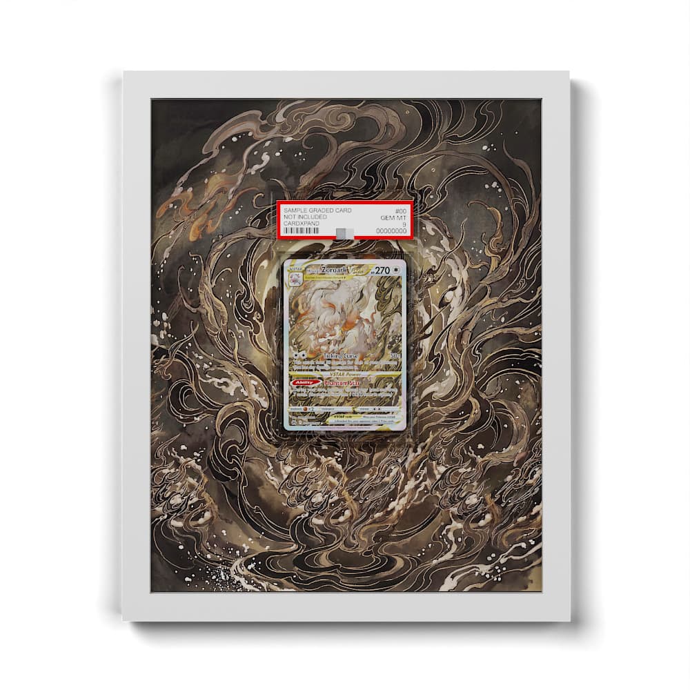 GG56 Hisuian Zoroark VSTAR - Extended Artwork Framed Pokemon Card Display