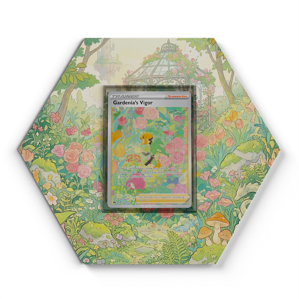 GG61/GG70 Gardenia's Vigor - Extended Artwork Pokemon Card Display