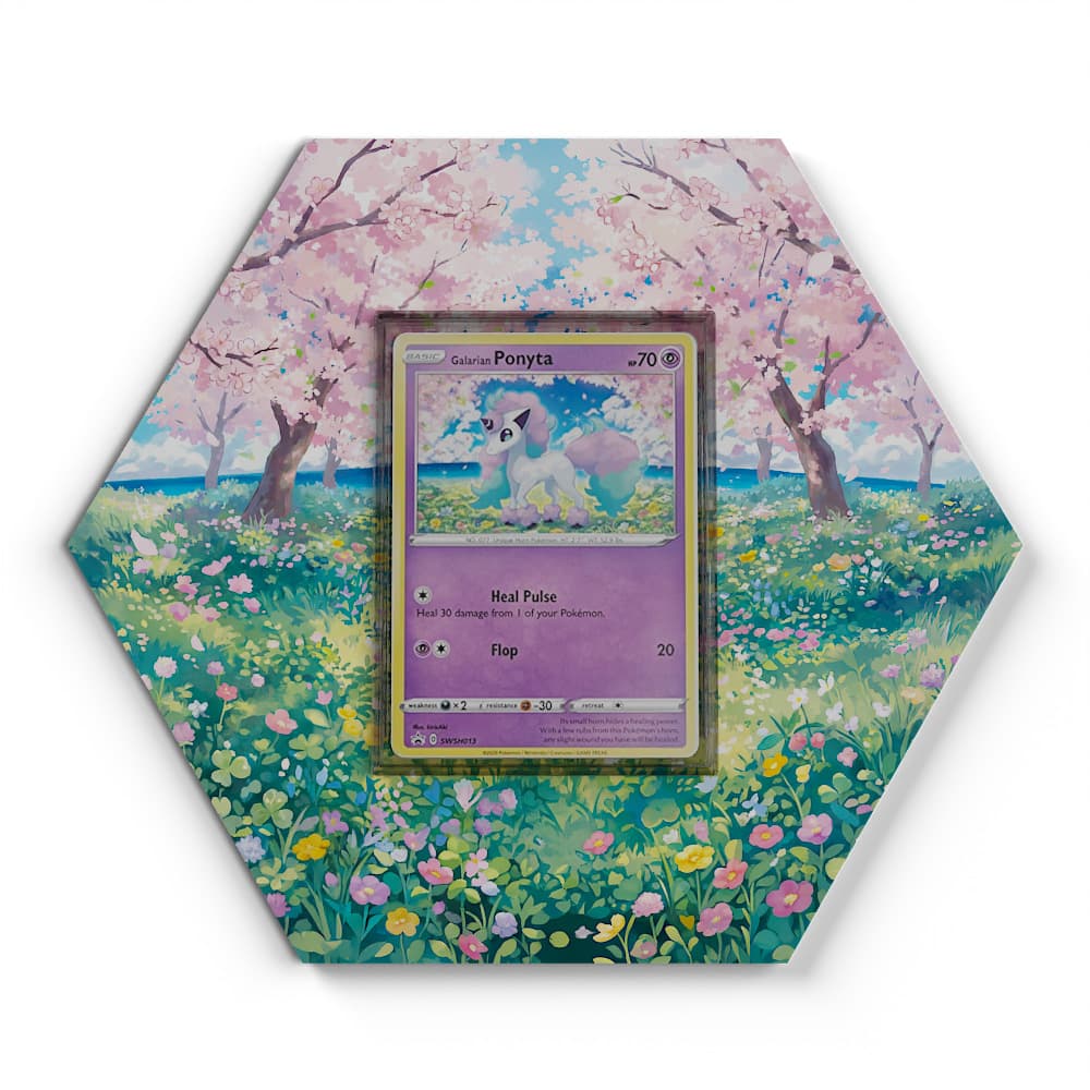 SWSH013 Galarian Ponyta - Extended Artwork Pokemon Card Display