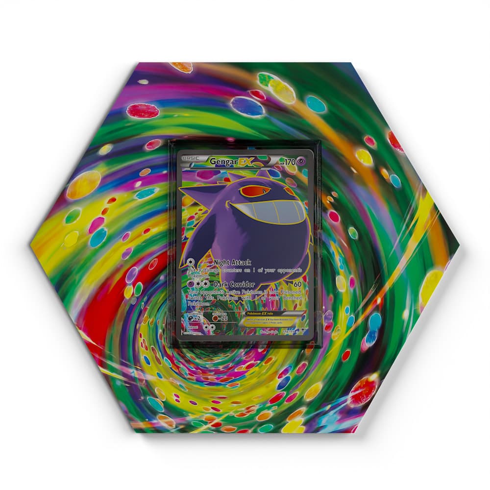 114/119 Gengar - Extended Artwork Pokemon Card Display
