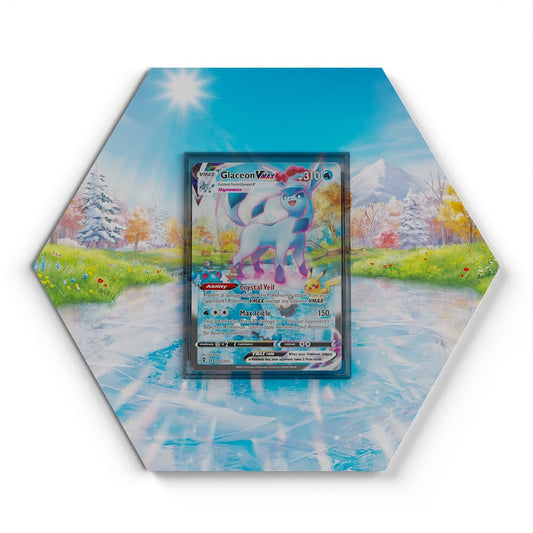 209/203 Glaceon VMAX - Extended Artwork Pokemon Card Display