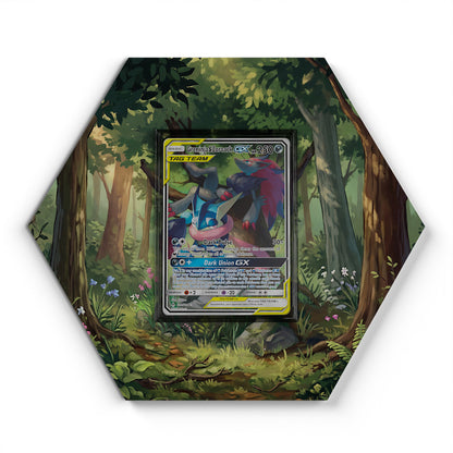 201/214 Greninja & Zoroark GX - Extended Artwork Pokemon Card Display