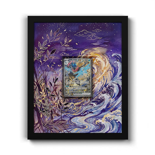 SVP 132 Greninja EX - Extended Artwork Framed Pokemon Card Display