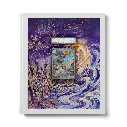 SVP 132 Greninja EX - Extended Artwork Framed Pokemon Card Display
