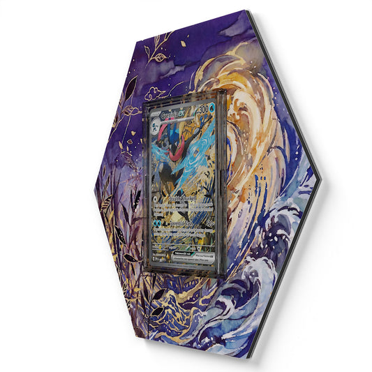132 Greninja EX - Extended Artwork Pokemon Card Display