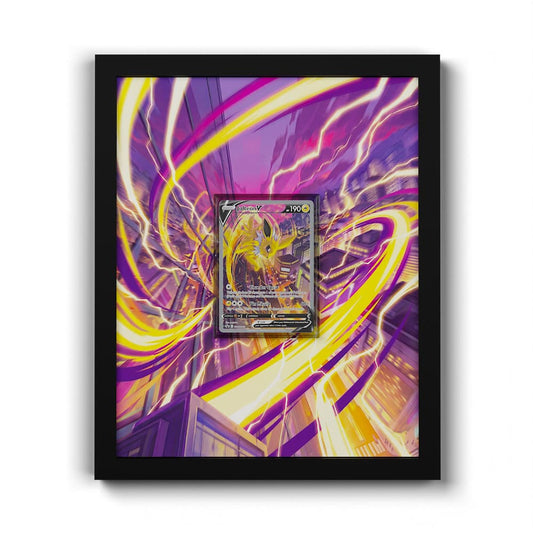 SWSH183 Jolteon - Extended Artwork Framed Pokemon Card Display