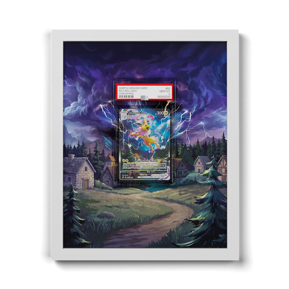 SWSH184 Jolteon - Extended Artwork Framed Pokemon Card Display