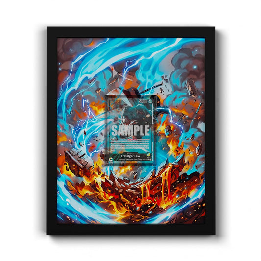 OP10-022 Law AA - Extended Artwork Framed One Piece Card Display
