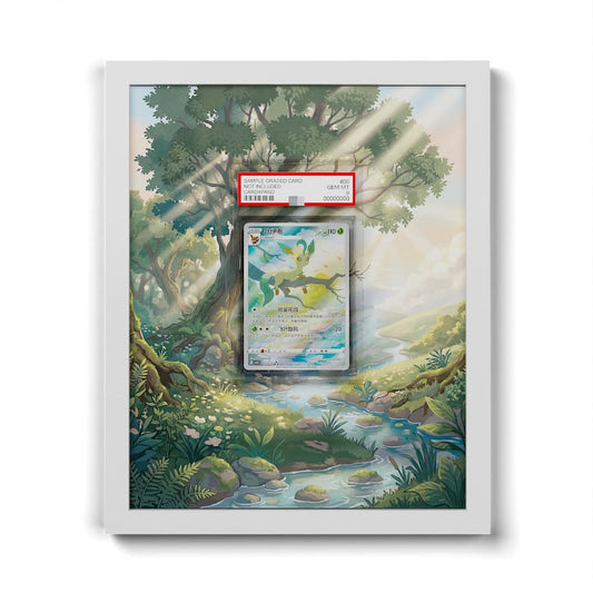 07 Leafeon - Extended Artwork Framed Pokemon Card Display