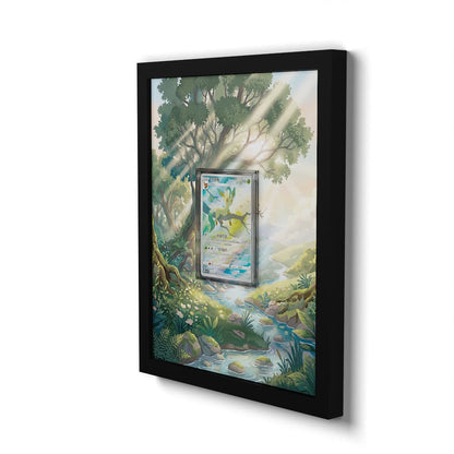 07 Leafeon - Extended Artwork Framed Pokemon Card Display