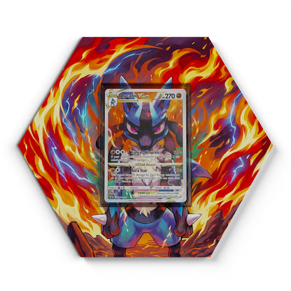 291 Lucario VSTAR - Extended Artwork Pokemon Card Display