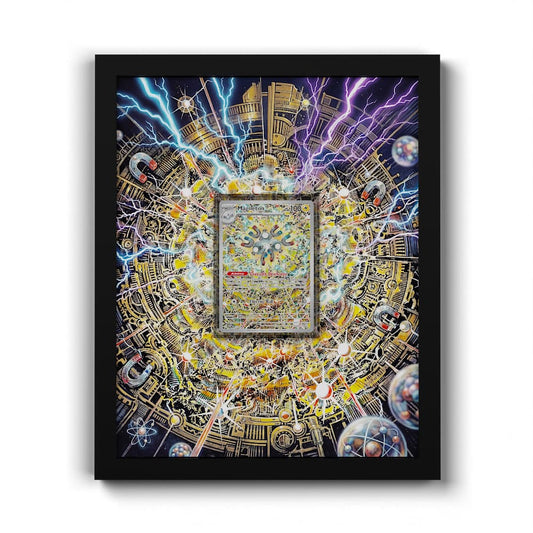 159 Magneton - Extended Artwork Framed Pokemon Card Display