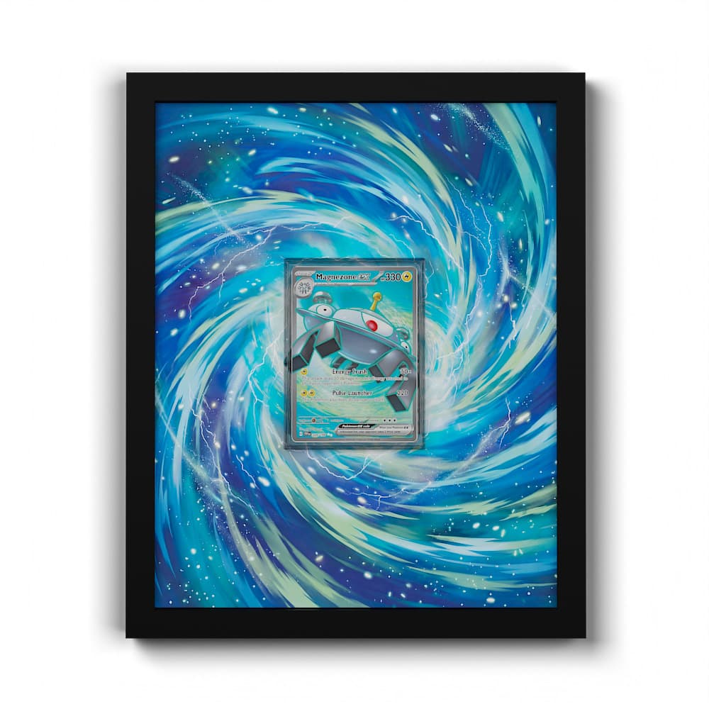 226/198 Magnezone - Extended Artwork Framed Pokemon Card Display