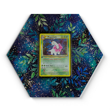 154 Meganium - Extended Artwork Pokemon Card Display
