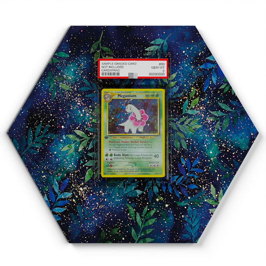 154 Meganium - Extended Artwork Pokemon Card Display