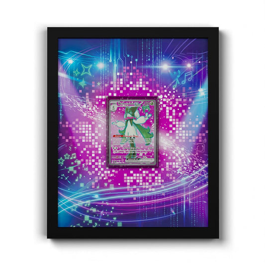 231/193 Meowscarada EX - Extended Artwork Framed Pokemon Card Display