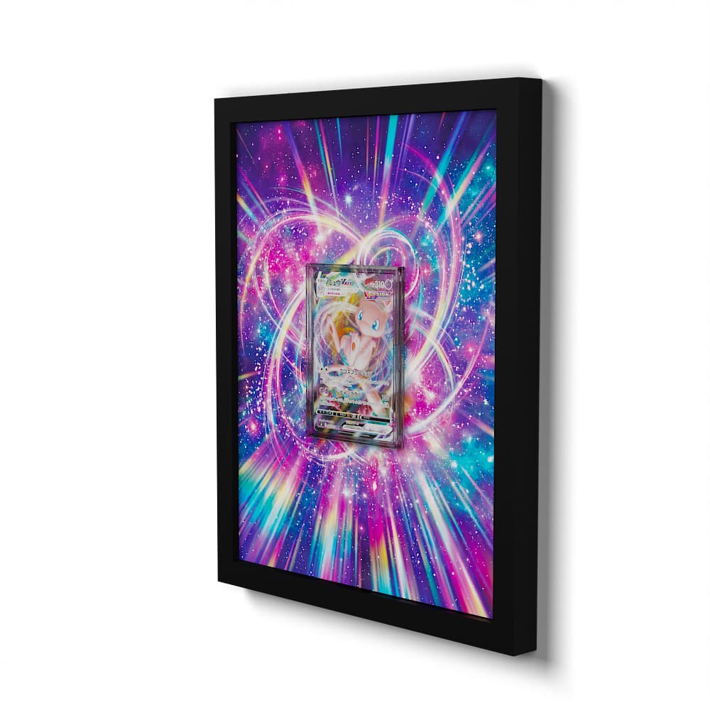 040/100 Mew VMAX - Extended Artwork Framed Pokemon Card Display