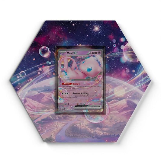 151/165 Mew EX - Extended Artwork Pokemon Card Display