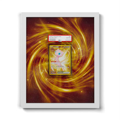 205 Mew EX - Extended Artwork Framed Pokemon Card Display