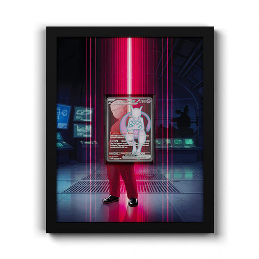 213/182 Mewtwo - Extended Artwork Framed Pokemon Card Display
