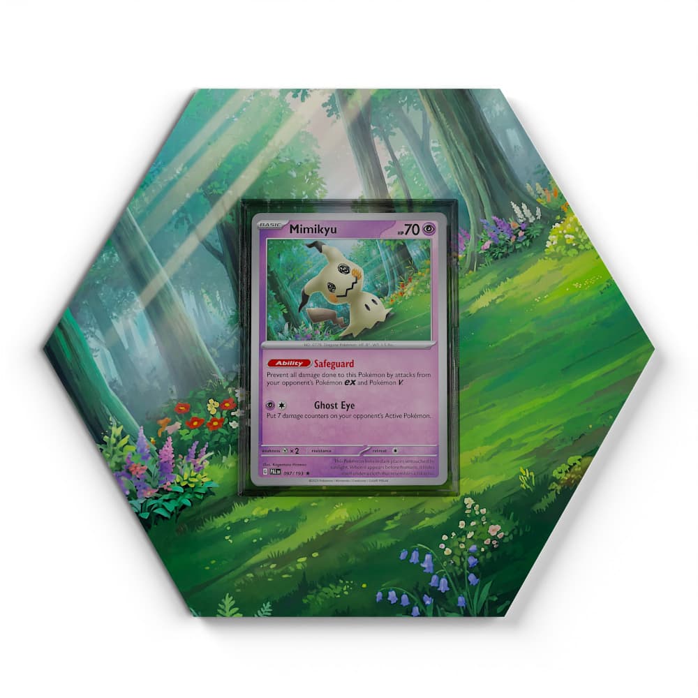 097/193 Mimikyu - Extended Artwork Pokemon Card Display