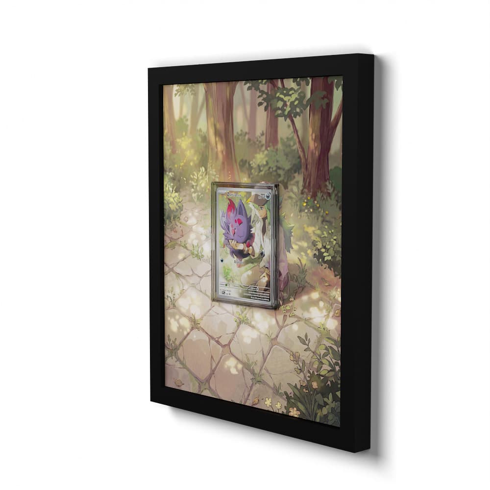 189 N's Zorua - Extended Artwork Framed Pokemon Card Display