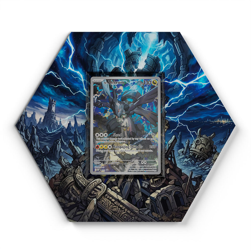 031 N's Zekrom - Extended Artwork Pokemon Card Display