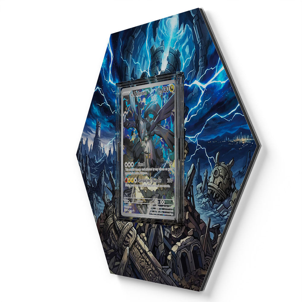 031 N's Zekrom - Extended Artwork Pokemon Card Display