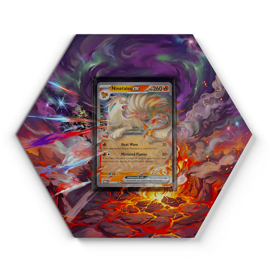 038/165 Ninetales EX - Extended Artwork Pokemon Card Display
