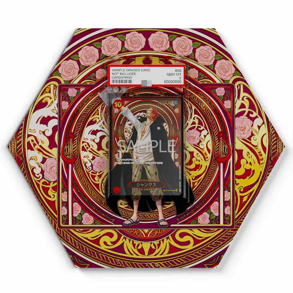 OP-13 SP Shanks Anniversary Gold - Extended Artwork One Piece Card Display
