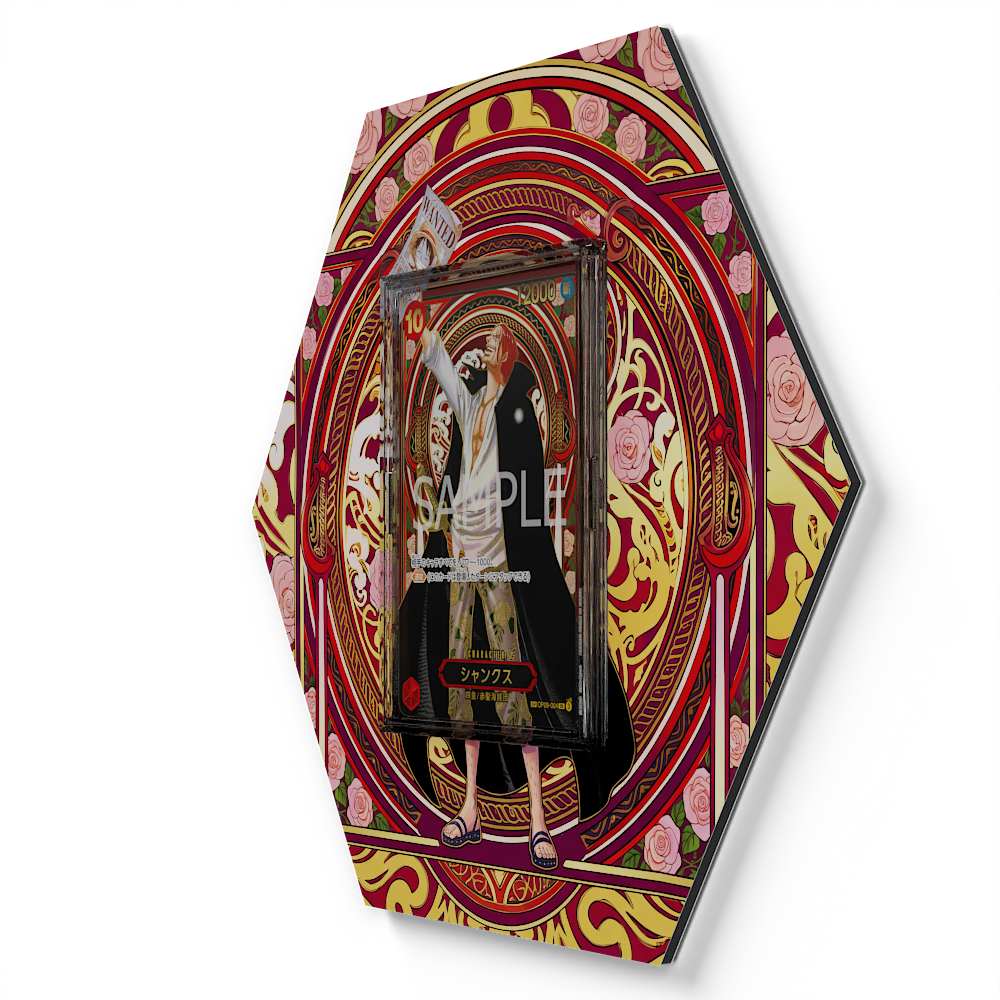 OP-13 SP Shanks Anniversary Gold - Extended Artwork One Piece Card Display