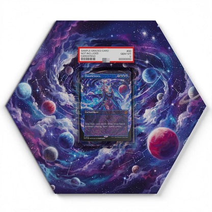 90 Omniscience (Anime Borderless) (Confetti Foil) - Extended Artwork MTG Card Display