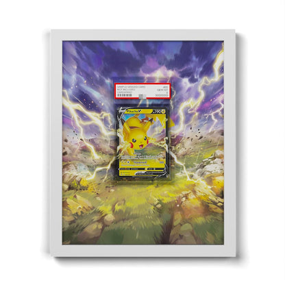 043/185 Pikachu V - Extended Artwork Framed Pokemon Card Display