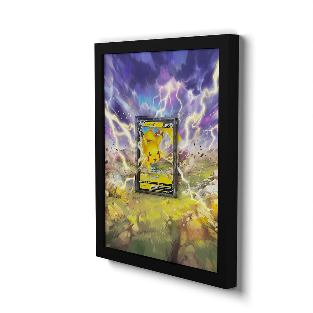 043/185 Pikachu V - Extended Artwork Framed Pokemon Card Display