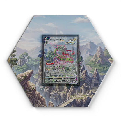 218/203 Rayquaza VMAX - Extended Artwork Pokemon Card Display