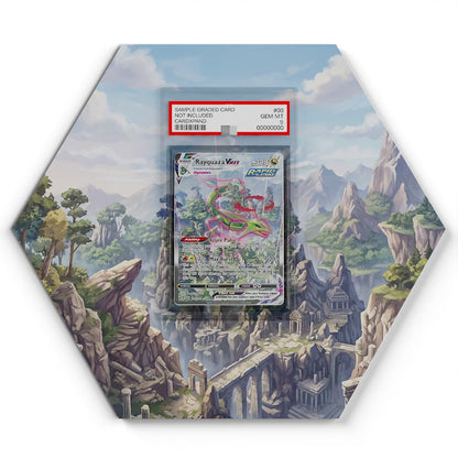 218/203 Rayquaza VMAX - Extended Artwork Pokemon Card Display