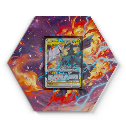 157/236 Reshiram & Zekrom - Extended Artwork Pokemon Card Display