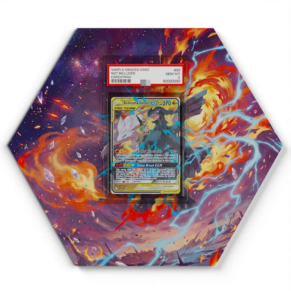 157/236 Reshiram & Zekrom - Extended Artwork Pokemon Card Display