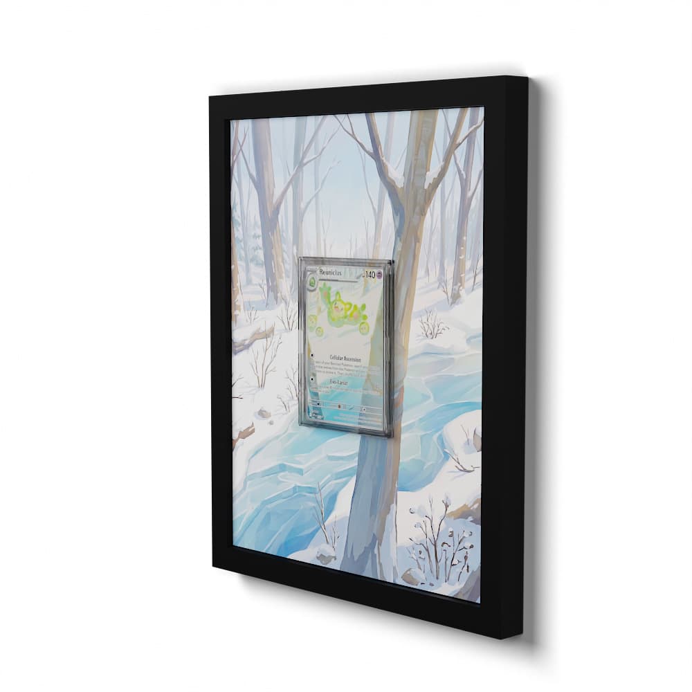 212 Reuniclus - Extended Artwork Framed Pokemon Card Display