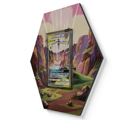 SM240 Espeon & Deoxys Tag Team GX - Extended Artwork Pokemon Card Display