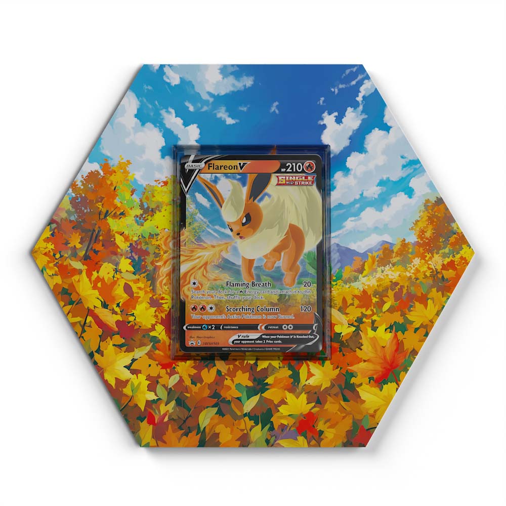SWSH149 Flareon - Extended Artwork Pokemon Card Display